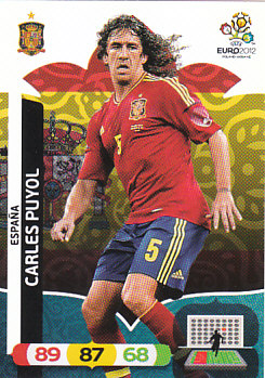 Carles Puyol Spain Panini UEFA EURO 2012 #59